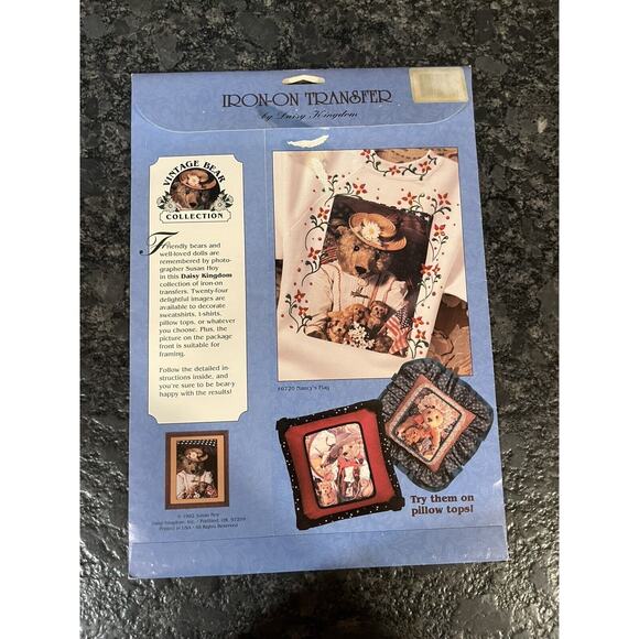 Lot of 4 Vtg Iron-On Transfers + 7-Pk Blank Inkjet Iron-On Print&Transfer Paper - Picture 7 of 11